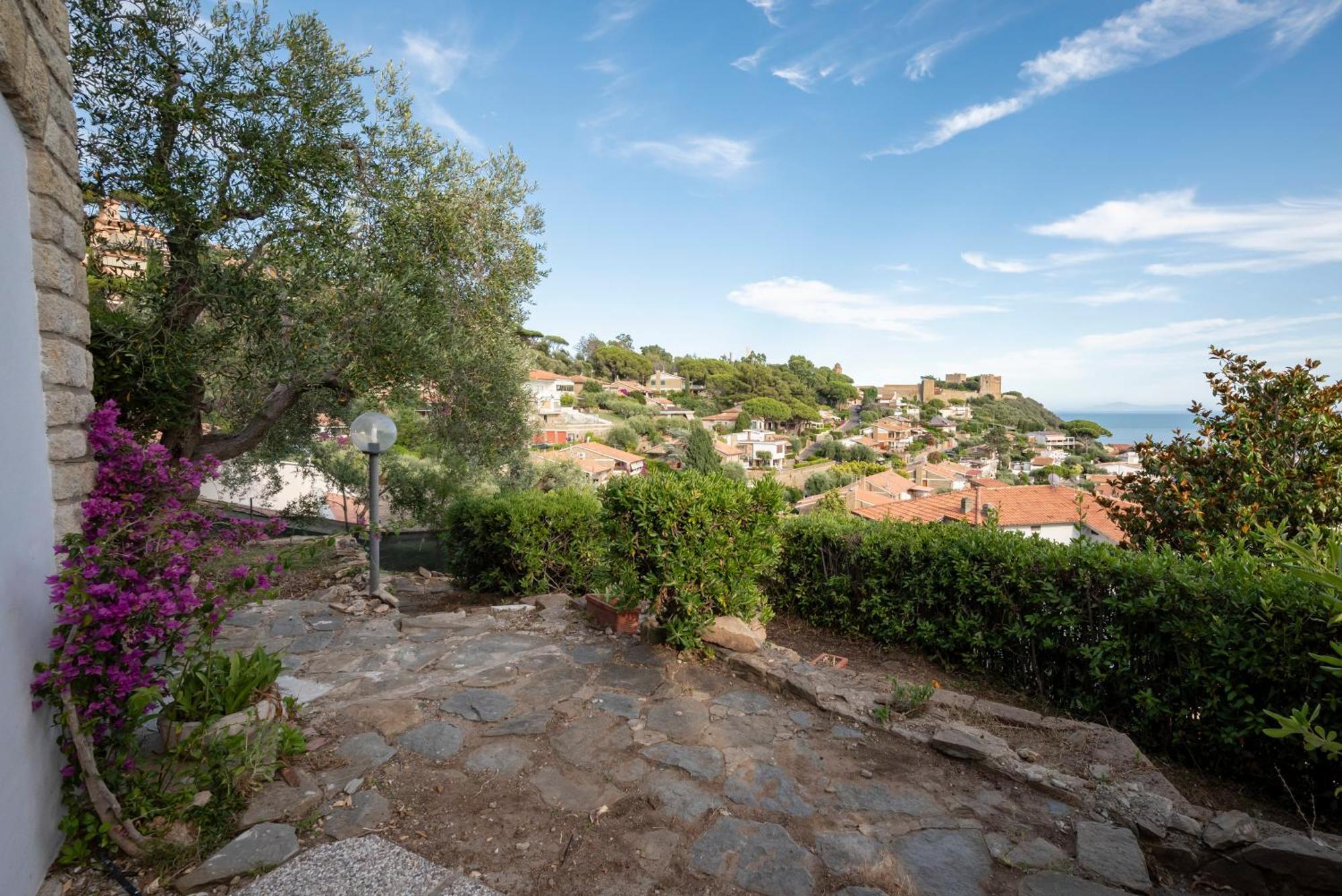 Villa Con Giardino Vista Mare كاستيغليون ديلا بيسكايا المظهر الخارجي الصورة
